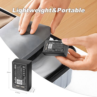 Foto 7 | Foto 7 | Batería Godox Vb30 7,2 V 2980 Mah Para V1pro, V1, Ad100pro Flash - Venta Internacional.