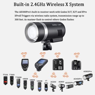 Foto 5 | Foto 5 | Luz Estroboscópica Flash Godox Ad300 Pro 300 Ws Hss 1/8000s - Venta Internacional.