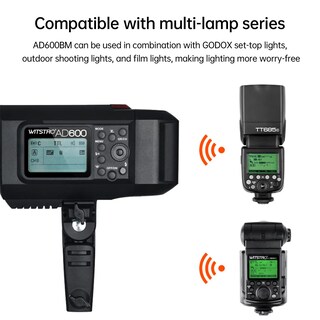 Foto 3 | Foto 3 | Flash Estroboscópico Godox Ad600bm 600ws Gn87 Con Sistema X Inalámbrico De 2 4 G - Venta Internacional.