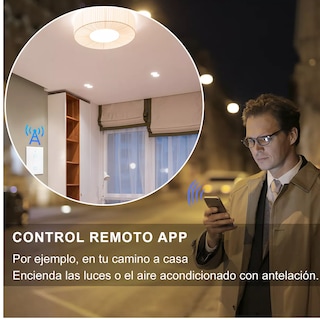 Foto 2 | Foto 2 | Interruptor Inteligente Wi-fi de 2 Vías Eo Safe Imports Esi-11082 Blanco