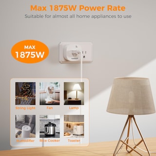 Foto 3 | Foto 3 | Toma De Control Remoto Tessan Inalámbrica Eléctrica 15a/1875w - Venta Internacional.