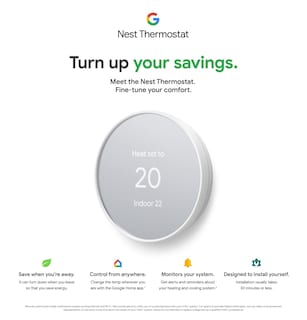 Foto 4 | Foto 4 | Termostato Inteligente Google Nest Programable Wifi - Carbón - Venta Internacional.