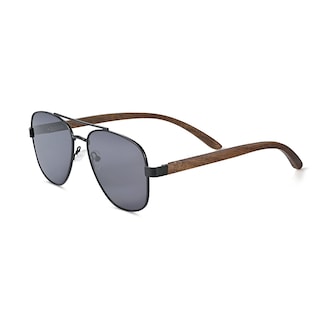 Foto 7 | Foto 7 | Gafas De Sol Earth Wood Kotor Polarizadas Negro/negro - Venta Internacional.