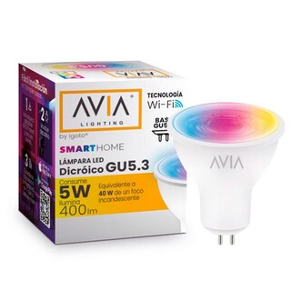 Foto 4 | Foto 4 | Foco LED Dicroico Igoto Avia Gu5.3 Dimeable Smarthome 2 Piezas