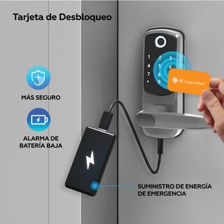 Foto 6 | Foto 6 | Cerradura Digital Inteligente Bluetooth Plata Ci200btpl