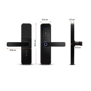 Foto 3 | Foto 3 | Cerradura Digital Inteligente Bluetooth XE Seguridad color Negro Ci400btne
