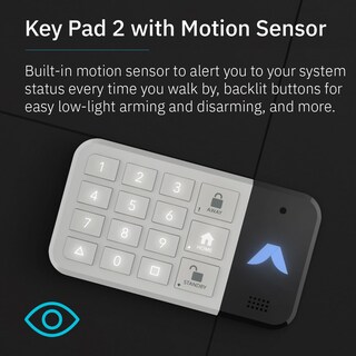 Foto 2 | Foto 2 | Teclado Portátil Keypad 2 Arm/disarm Con Sensor De Movimiento Y Hub - Venta Internacional.