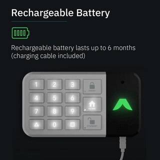 Foto 4 | Foto 4 | Teclado Portátil Keypad 2 Arm/disarm Con Sensor De Movimiento Y Hub - Venta Internacional.