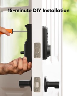 Foto 5 | Foto 5 | Cerrojo Wifi Smart Lock Eufy Security C30, Con Entrada Sin Llave, Negro - Venta Internacional.