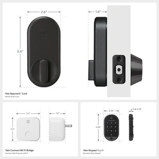 Foto 6 | Foto 6 | Cerradura Smart Lock Yale Approach™ Con Wi-fi + Teclado Táctil - Venta Internacional.