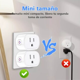 Foto 3 | Foto 3 | Enchufe Inteligente Wifi Contacto Alexa Smart Plug Eo Safe Imports Esi-12630 Blanco
