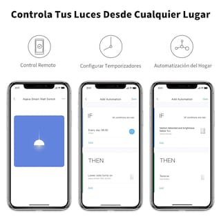Foto 5 | Foto 5 | Interruptor de Luz Inteligente Aqara sin Neutro un Apagador Compatible con Homekit Google Alexa y Smartthings