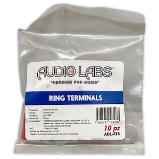 Foto 2 | Foto 2 | Terminal De Ojo Audio Labs Adl-rt8 Calibre 8 Con 10 Piezas