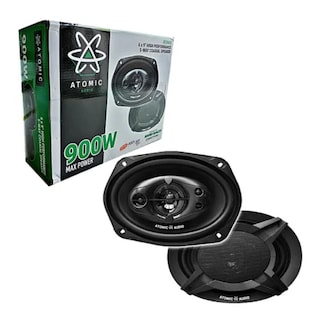 Foto 1 | Foto 1 | Bocinas Coaxiales Atomic Audio IRON69 6x9 Plg 5 Vías color Negro 1 Par