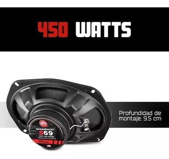 Foto 2 | Foto 2 | Set de Bocinas Db Drive S69 450w / 125w Rms 6x9
