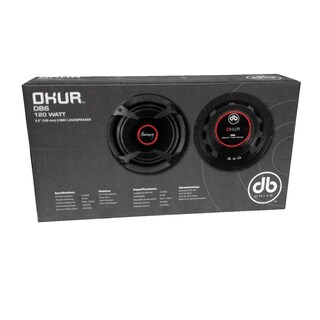 Foto 7 | Foto 7 | Set de Bocinas Coaxiales Db Drive Db6 120 Watts 6.5 Pulgadas 4 Ohms