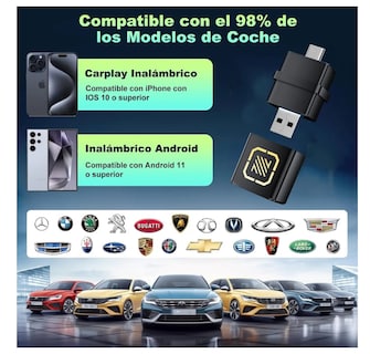 Foto 7 | Foto 7 | Convertidor De Adaptador Inalámbrico Carplay Android Auto