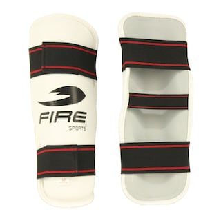 Foto 1 | Foto 1 | Espinillera para Taekwondo Fire Sports color Blanco Talla Extra Grande PVC