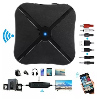Foto 2 | Foto 2 | Transmisor Receptor 2 En 1 Bluetooth Audio Estéreo Negro