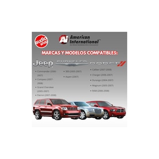 Foto 6 | Foto 6 | Frente Base Autoestéreo 2 Din Cdk650 Chrysler Dodge Jeep 2004-2008