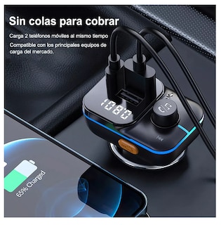 Foto 3 | Foto 3 | Transmisor Fm Bluetooth 5.0 Para Coche De Mp3 Audio Estéreo