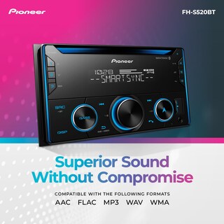 Foto 6 | Foto 6 | Autoestéreo Pioneer Fh-s520bt con Bluetooth para Auto-Venta Internacional