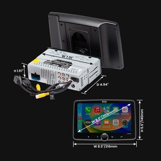 Foto 5 | Foto 5 | Estéreo para Coche Boss Audio Bcpa8 Single Din 8'' Apple Carplay - Venta Internacional