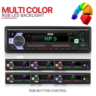 Foto 3 | Foto 3 | Receptor Estéreo Bluetooth Para Unidad Principal Pyle Plml50fb, Color Negro - Venta Internacional.