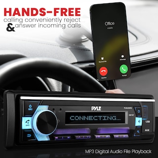 Foto 4 | Foto 4 | Receptor Estéreo Bluetooth Para Unidad Principal Pyle Plml50fb, Color Negro - Venta Internacional.