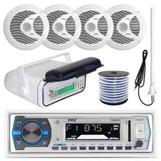 Foto 1 | Foto 1 | Receptor de Radio Pyle Plmrb29w Con 4 Altavoces Y Accesorios De 6.5 Pulgadas - Venta Internacional