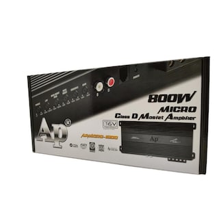 Foto 8 | Foto 8 | Amplificador Audiopipe Apmcro-1800 800w Monoblock Clase D Control De Bajos