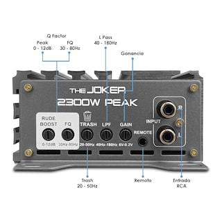Foto 3 | Foto 3 | Amplificador The Joker 2300w Clase D 1ch By Steelpro