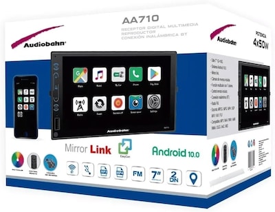 Foto 5 | Foto 5 | Autoestéreo Audiobahn 2din Android 10.0 Mirrorlink AA710 Pantalla Integrada