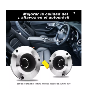 Foto 5 | Foto 5 | Bocinas para Carro Par Bala Tweeters Plateadas