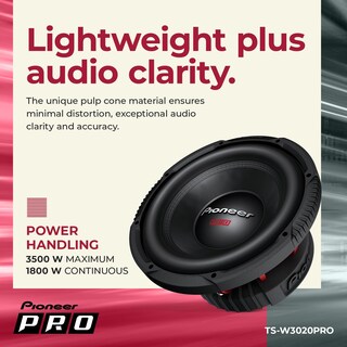 Foto 4 | Foto 4 | Altavoces para Coche Pioneer Ts-w3020pro 12 Pulgadas - Venta Internacional