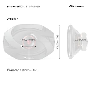 Foto 7 | Foto 7 | Altavoces para Coche Pioneer Ts-6900pro 2 Vías 6x9 - Venta Internacional