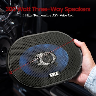 Foto 2 | Foto 2 | Altavoz Pyle Pl573bl Para Coche, 5 X 7, 300 W, 4 Ohmios, 3 Vías - Venta Internacional.