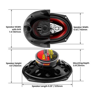 Foto 5 | Foto 5 | Altavoces Para Puerta Con Audio Para Coche Boss Audio Systems Ch6950 6x9 - Venta Internacional.