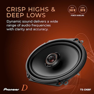 Foto 4 | Foto 4 | Altavoces Para Coche Pioneer Ts-d68f Serie D 6x8 De 2 Vías - Venta Internacional.