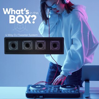 Foto 2 | Foto 2 | Sistema De Altavoces Para Dj Pyle-pro De 4 Vías 300 W De Potencia 150 W Rms Negro - Venta Internacional.