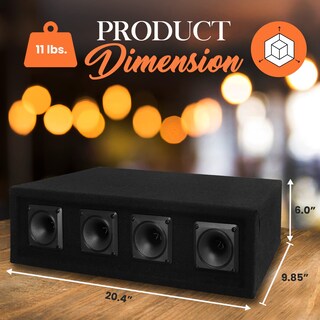 Foto 3 | Foto 3 | Sistema De Altavoces Para Dj Pyle-pro De 4 Vías 300 W De Potencia 150 W Rms Negro - Venta Internacional.