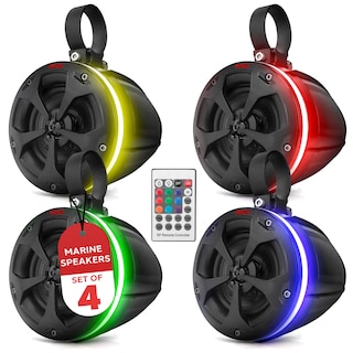 Foto 1 | Foto 1 | Altavoces Marinos Pyle 4 Piezas 800 W-Venta Internacional