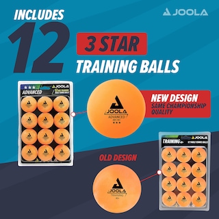Foto 2 | Foto 2 | Pelotas De Tenis De Mesa Joola Training 3 Star, Paquete 12/60/120 - Venta Internacional.