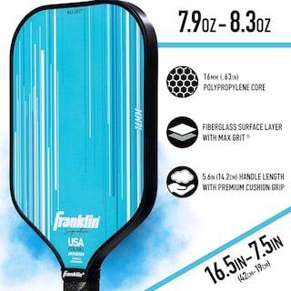 Foto 6 | Foto 6 | Paleta De Pickleball Franklin Sports Signature Series Pro Blue - Venta Internacional.