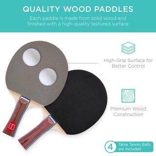 Foto 7 | Foto 7 | Mesa De Ping Pong Best Choice Products Portátil De 6 X 3 Pies, Negra - Venta Internacional.