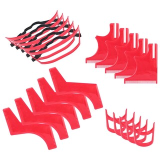 Foto 1 | Foto 1 | Plantillas para Contornear Barba High Monaco Mxwpk-005 5 Piezas Rojo