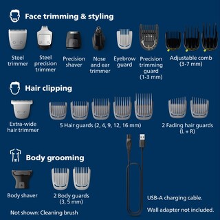 Foto 2 | Foto 2 | Kit de Aseo Philips Norelco Multi Groomer de 23 Piezas - Venta Internacional