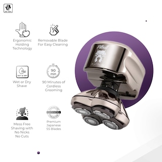 Foto 2 | Foto 2 | Afeitadora De Cabeza Skull Shaver Pitbull Platinum Pro Para Hombre - Venta Internacional.