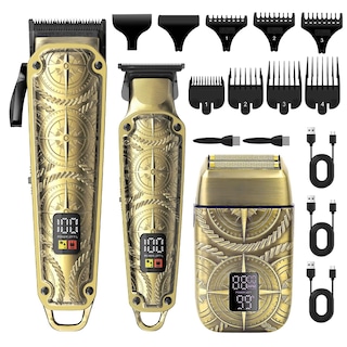 Foto 1 | Foto 1 | Kit Cortadora de Pelo Hatteker Profesional 3 en 1 con Pantalla LCD - Venta Internacional