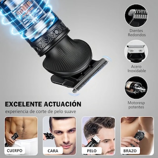 Foto 4 | Foto 4 | Rasuradora Eléctrica Cortadora De Pelo Eo Safe Imports Esi-19287 Negro